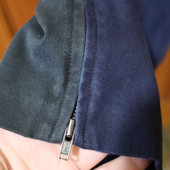 Eileen Fisher Women's Skinny Pants in Black and Navy Pull On Organic Cotton Med - Picture 2 of 10